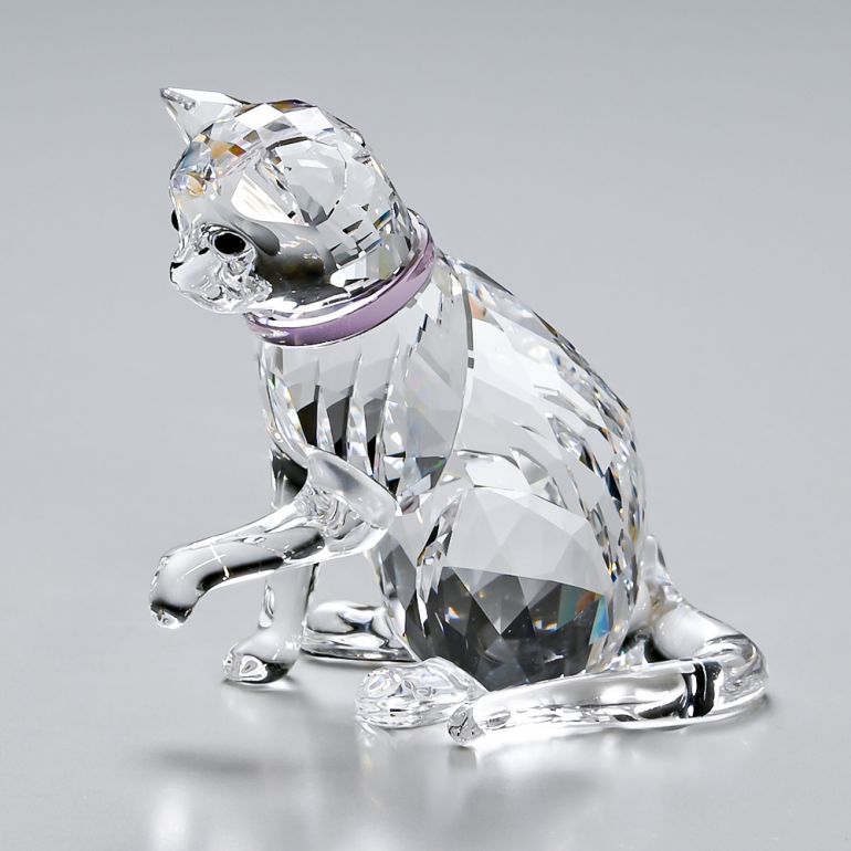 楽天市場】スワロフスキー SWAROVSKI ネコのお母さん オブジェ 置物