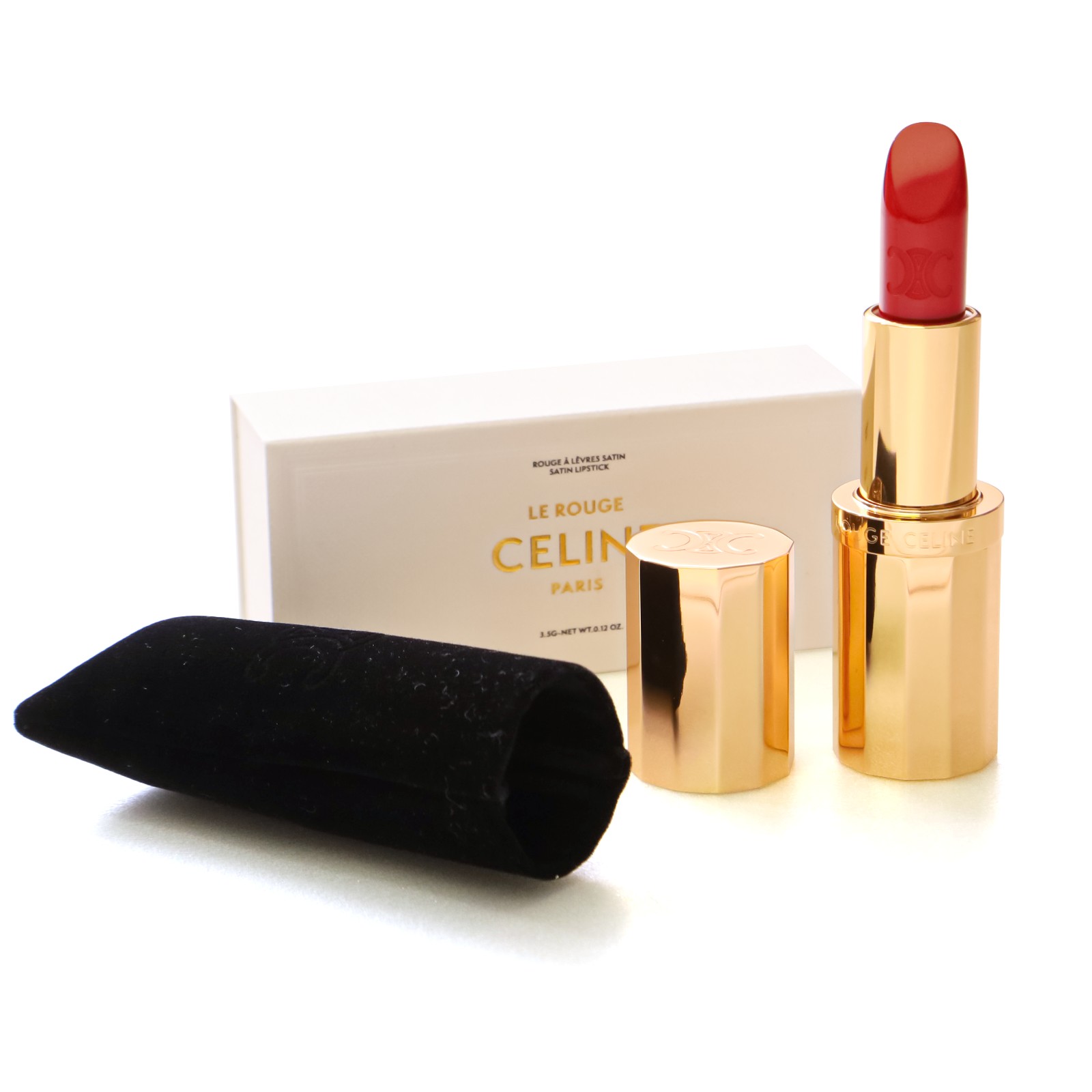 楽天市場】LE ROUGE CELINE ル ルージュ セリーヌ サテンリップ 01