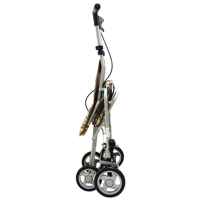 楽天市場】島製作所 サニーウォーカーAS−III 小花BK シルバーカー