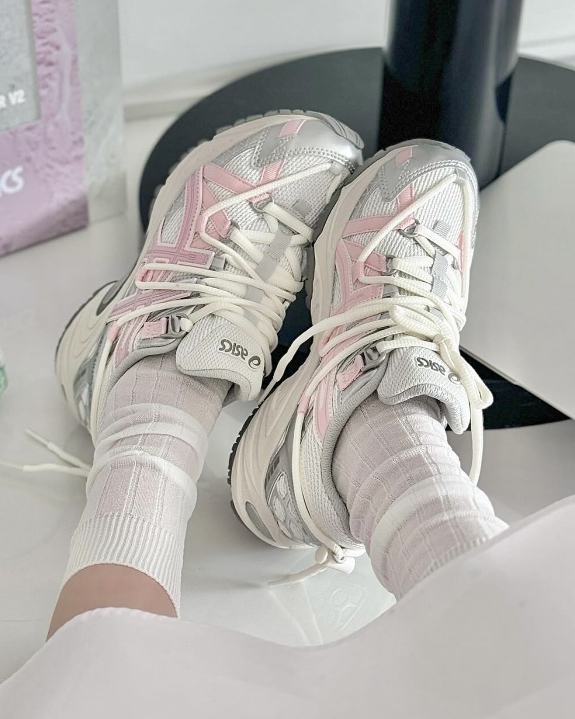 楽天市場】日本未発売 ASICS Gel-Kahana TR V2 520 Pink Grey