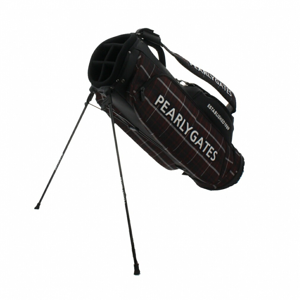 楽天市場】パーリーゲイツ チェック柄 スタンド キャディバッグ