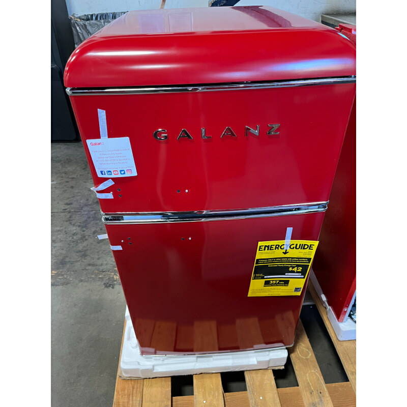 楽天市場】冷蔵庫 冷凍庫 88L 2ドア レトロ Galanz 3.1 cu ft Retro
