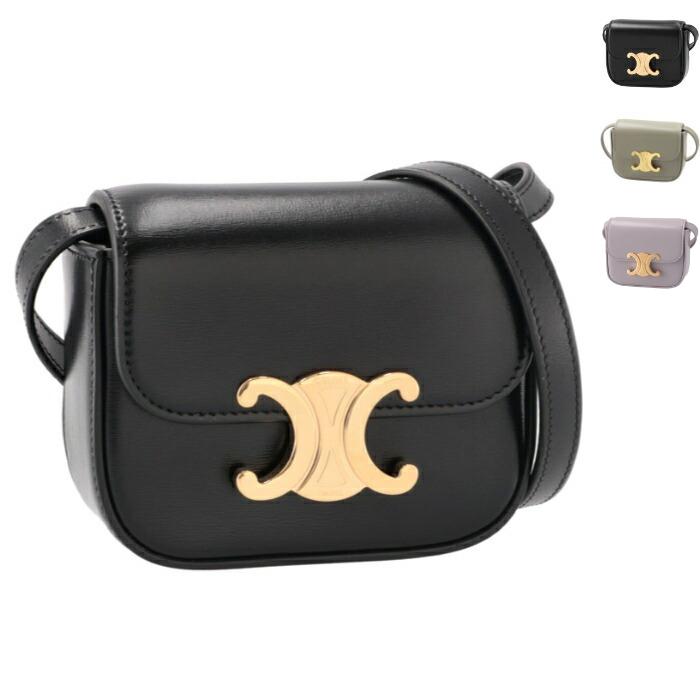 楽天市場】セリーヌ CELINE ショルダーバッグ MINI TRIOMPHE マイクロ