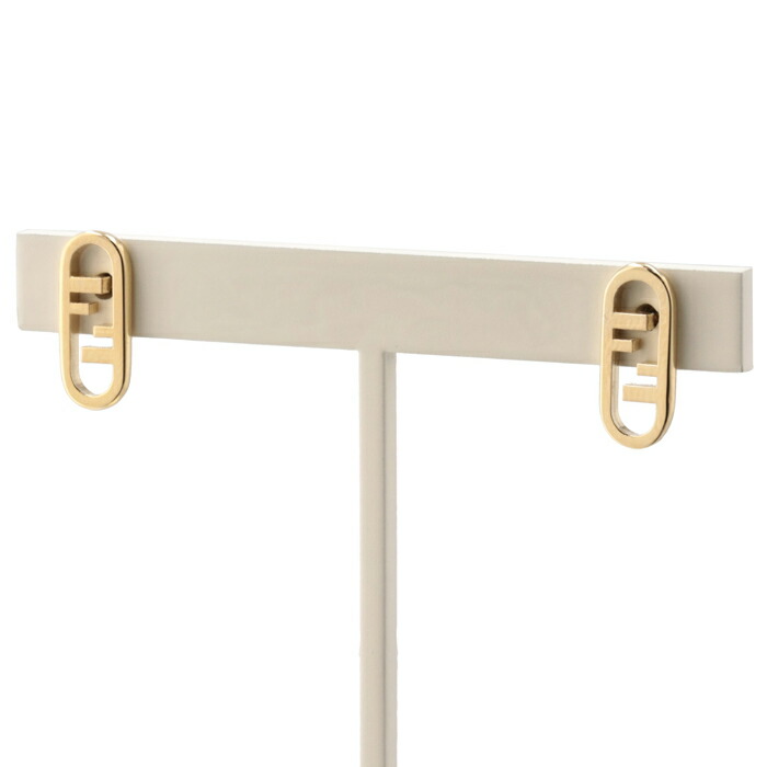 楽天市場】フェンディ FENDI ピアス FENDI O'LOCK FFロゴ スタッド