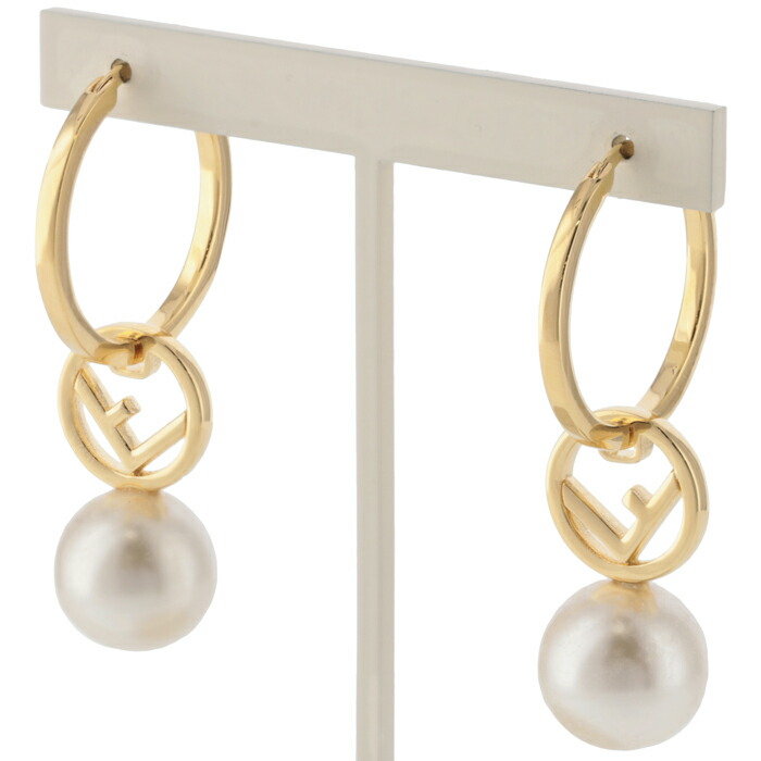 楽天市場】フェンディ FENDI ピアス F IS FENDI フープピアス