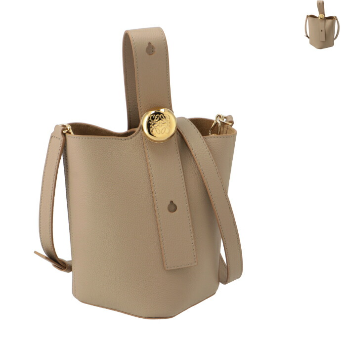 楽天市場】ロエベ LOEWE バケットバッグ ペブル ミニ ショルダー ミニ