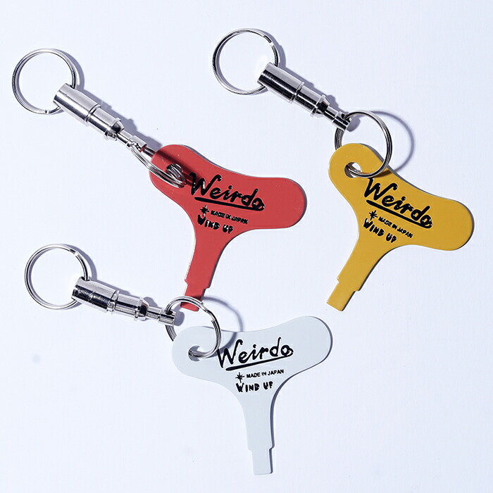楽天市場】WEIRDO ウィアード / 「WIND UP - KEY HOLDER」キーホルダー
