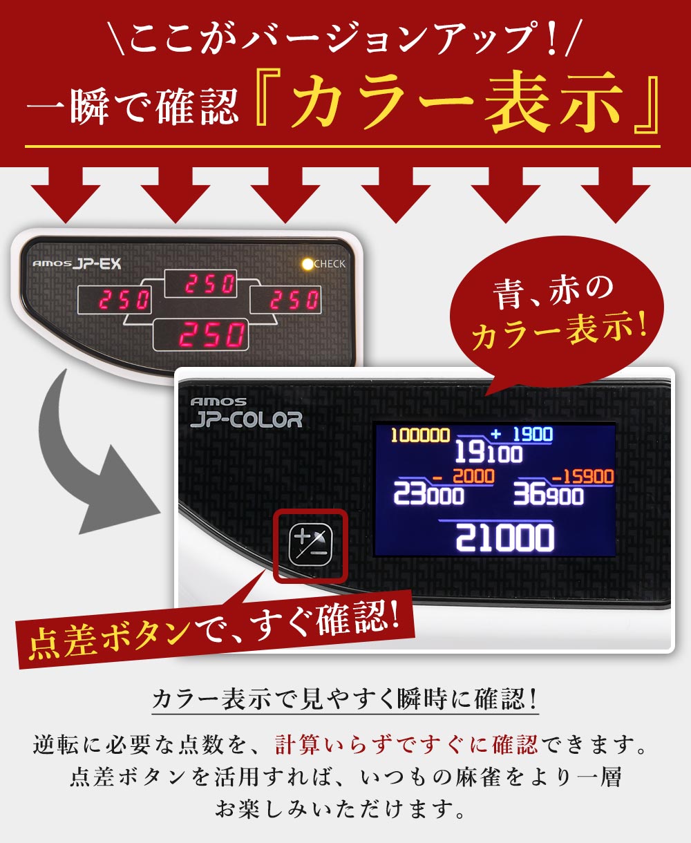 楽天市場】全自動麻雀卓 液晶表示 JP-EX COLOR座卓兼用タイプ : 全自動