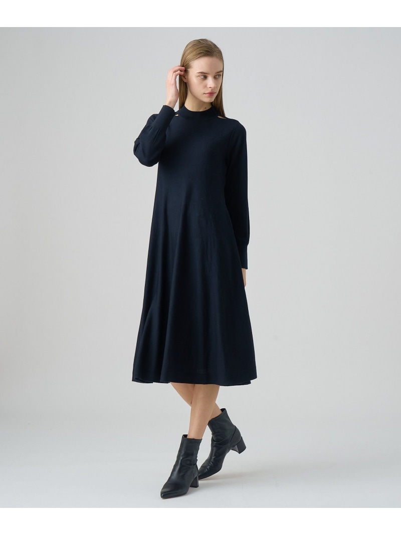 楽天市場】【SALE／50%OFF】メリノウールショルダースリットワンピース