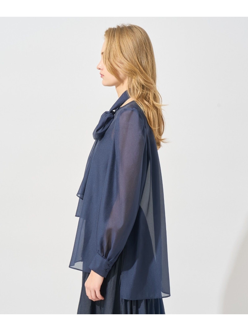 楽天市場】【Eternal Line 2025】シアーオーガンジーボウタイ ブラウス