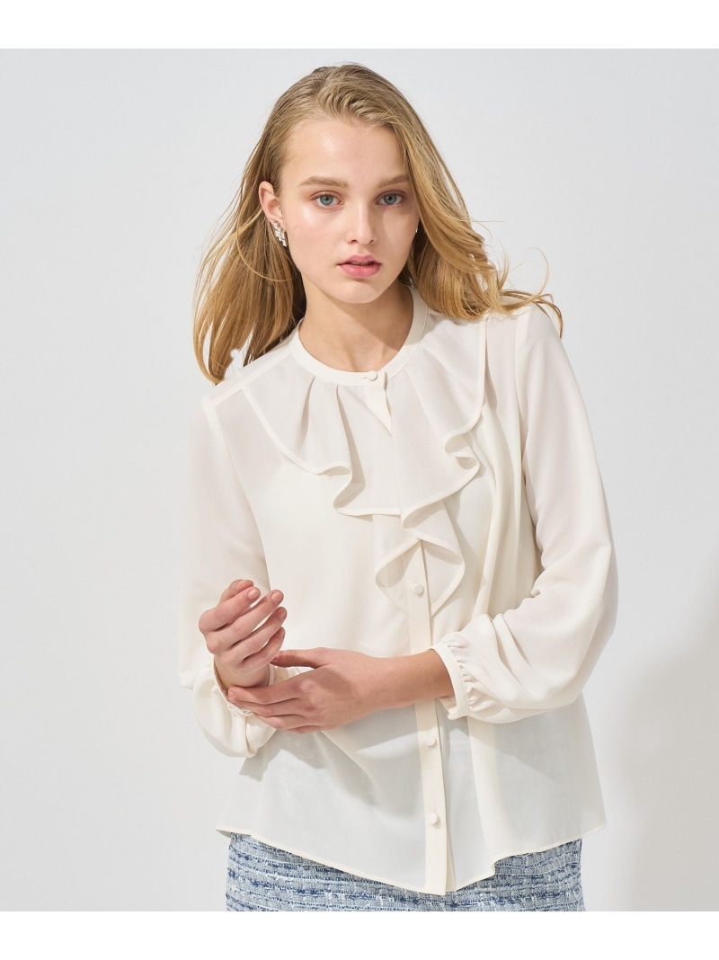 楽天市場】【Eternal Line 2025】ジョーゼットカラミラッフル ブラウス