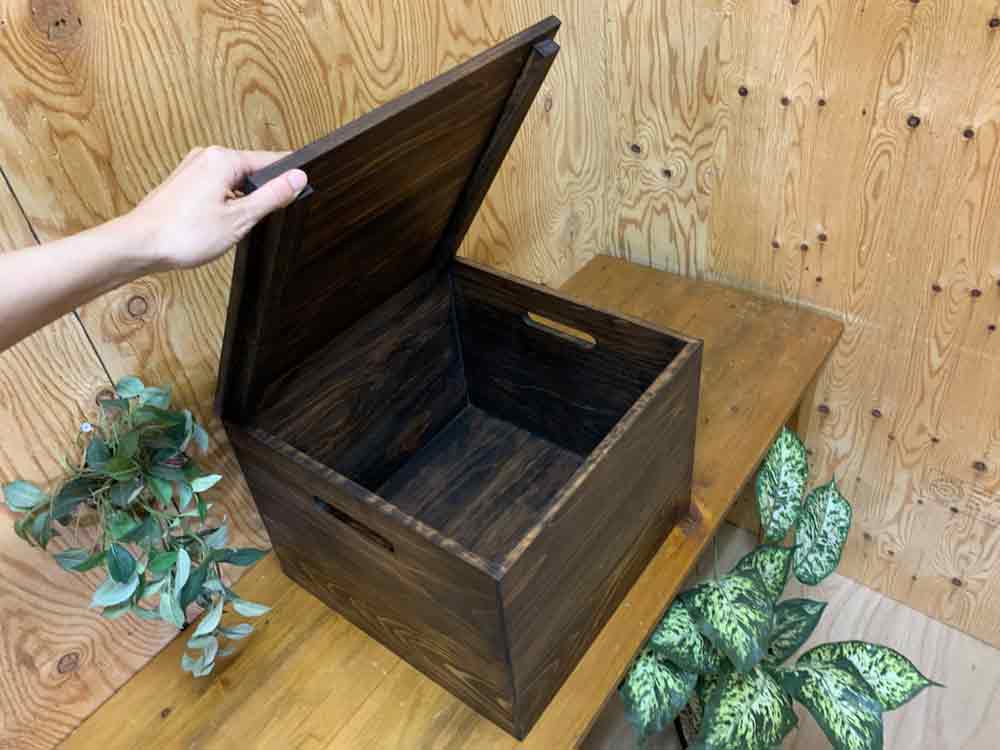 楽天市場】【期間限定10％OFF】木箱 二方桟蓋つき カントリー ウッド