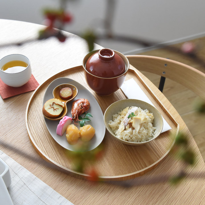 楽天市場】半月膳 お盆 トレイ 36cm トレー 北欧 トレイ おしゃれ お盆