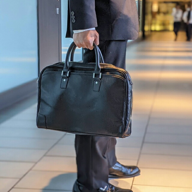 楽天市場】革にこだわる 2wayオールレザービジネスバッグ メンズ