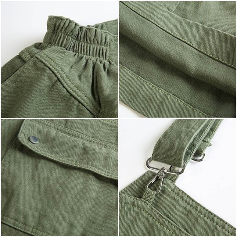 楽天市場】ショートオーバーオール オールインワン レディース