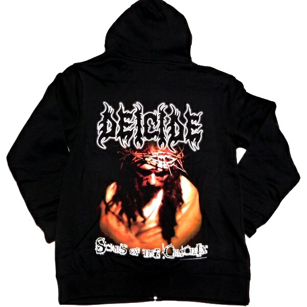楽天市場】DEICIDE ディーサイドSCARS OF THE CRUCIFIX ZIP HOODIE
