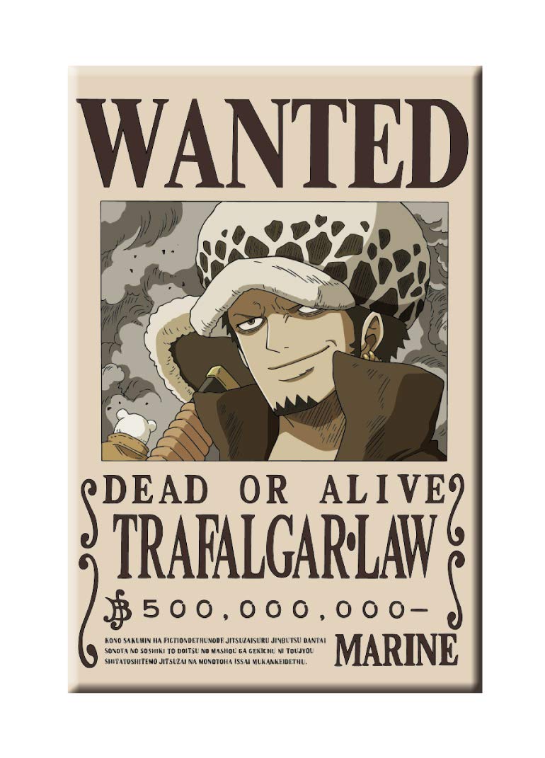 楽天市場】ONE PIECE ワンピース 手配書缶バッジ トラファルガー・ロー