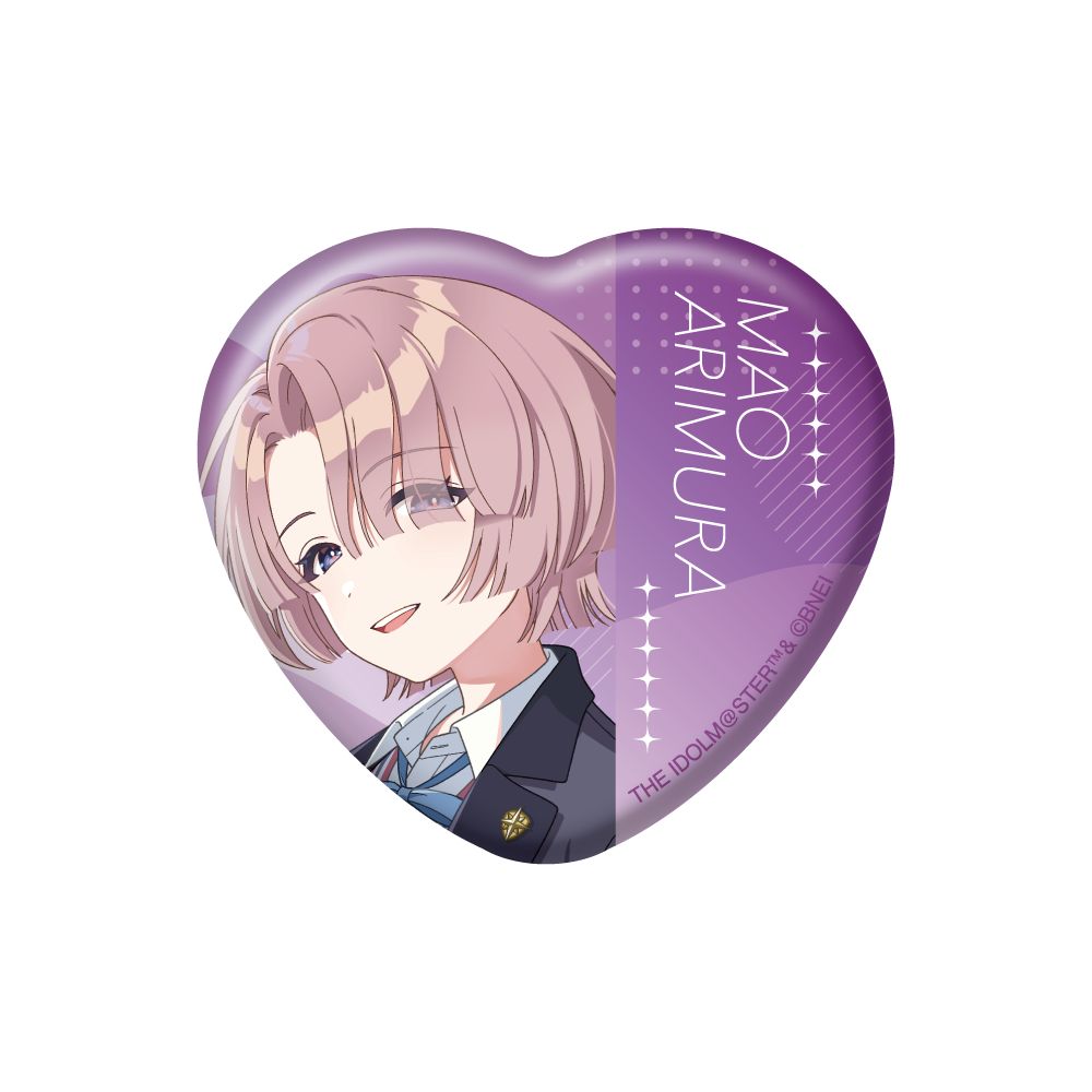 学マス 初恋公演 ハート缶バッジ 麻央 学マス 初恋公演 ハート缶バッジ