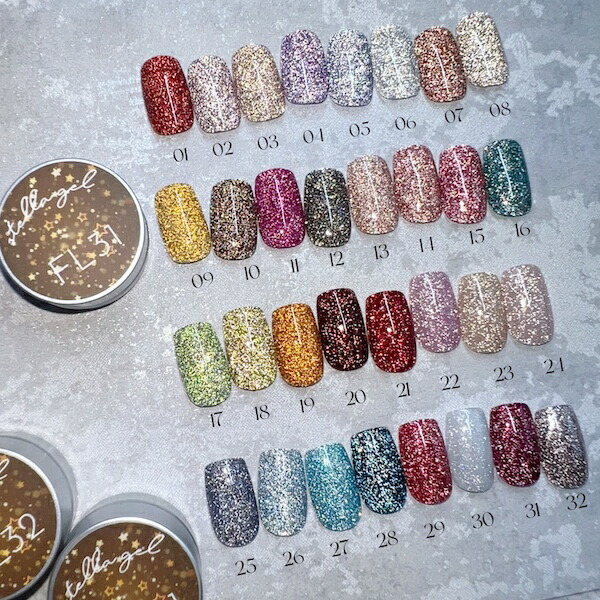 楽天市場】[flash gelシリーズ FL01~33の全色セット(33色) ]ネイル