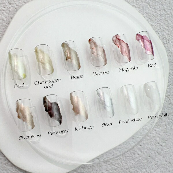 楽天市場】メタリックインク/ホワイトインク[インクリキッド] ネイル