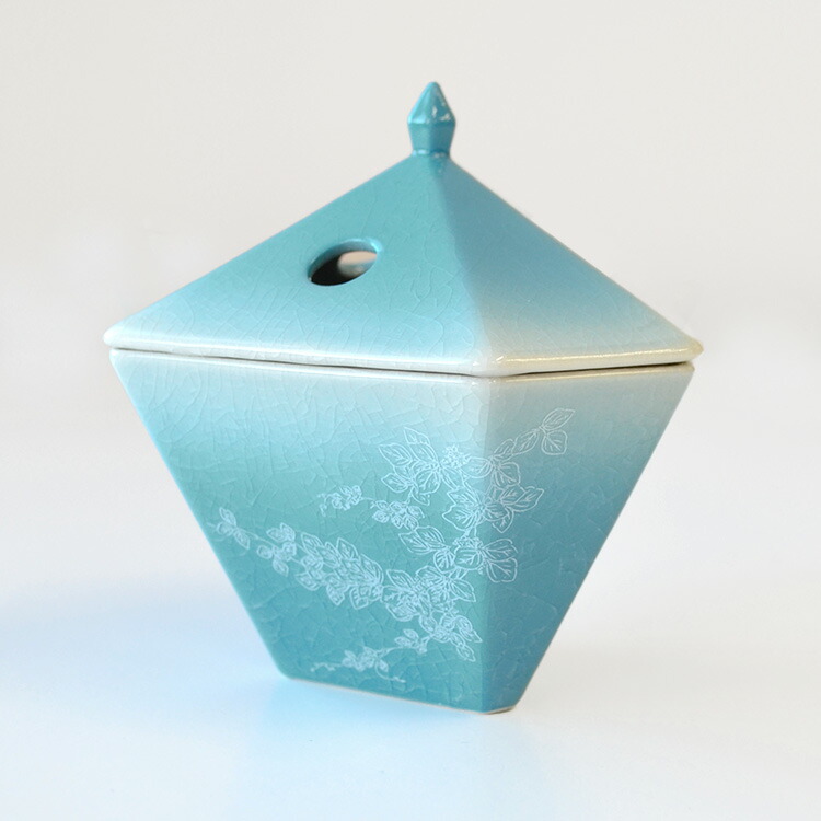 楽天市場】【香炉】縁-yukari〔ゆかり〕 香炉 蔦／青【陶器】【日本香