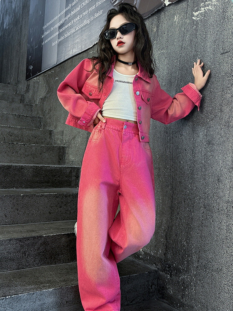 楽天市場】送料無料 ピンク デニムパンツ デニムジャケット