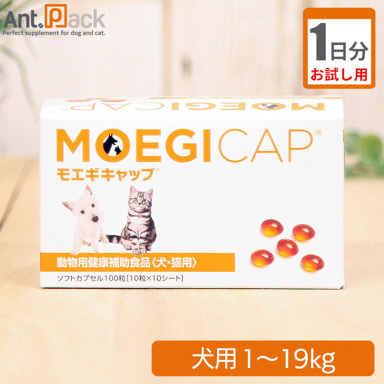 楽天市場】【お試し1日分】共立製薬 モエギキャップ 犬用体重1kg〜19kg