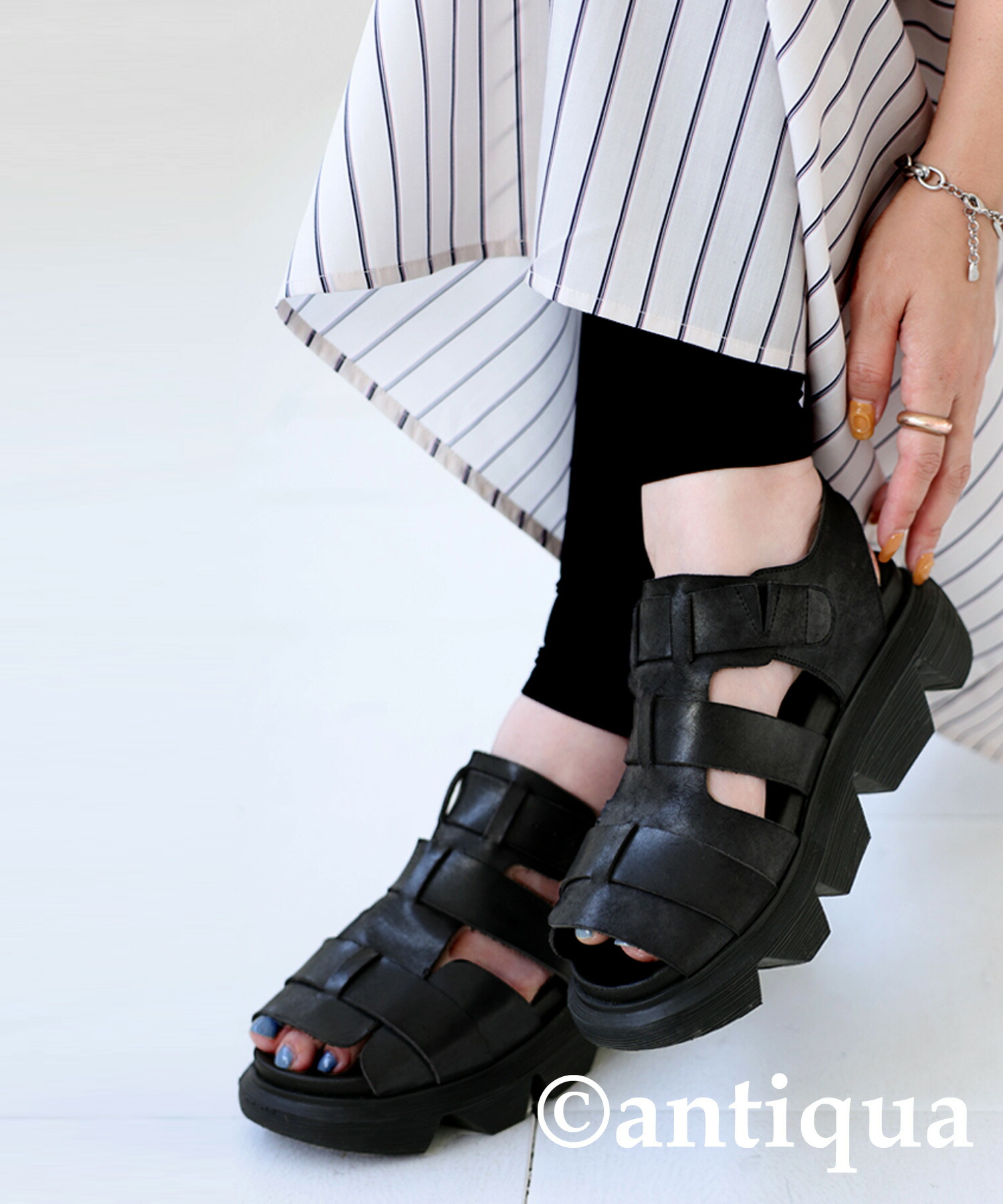 楽天市場】本革 日本製 厚底グルカサンダル 靴 レディース 送料無料