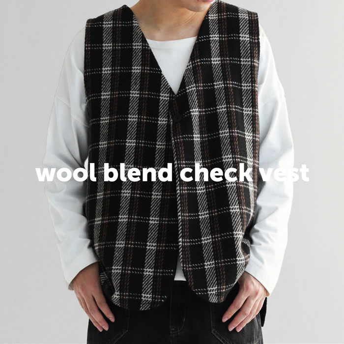 楽天市場】チェック柄 ベスト メンズ トップス ジレ 送料無料・メール