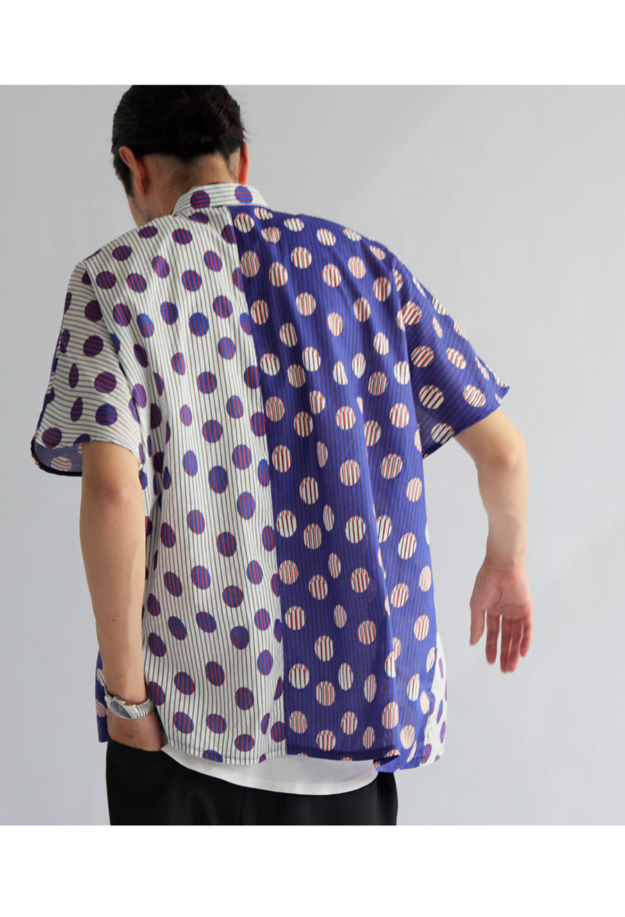 楽天市場】ドットシャツ シャツ メンズ トップス 綿100 半袖 送料無料