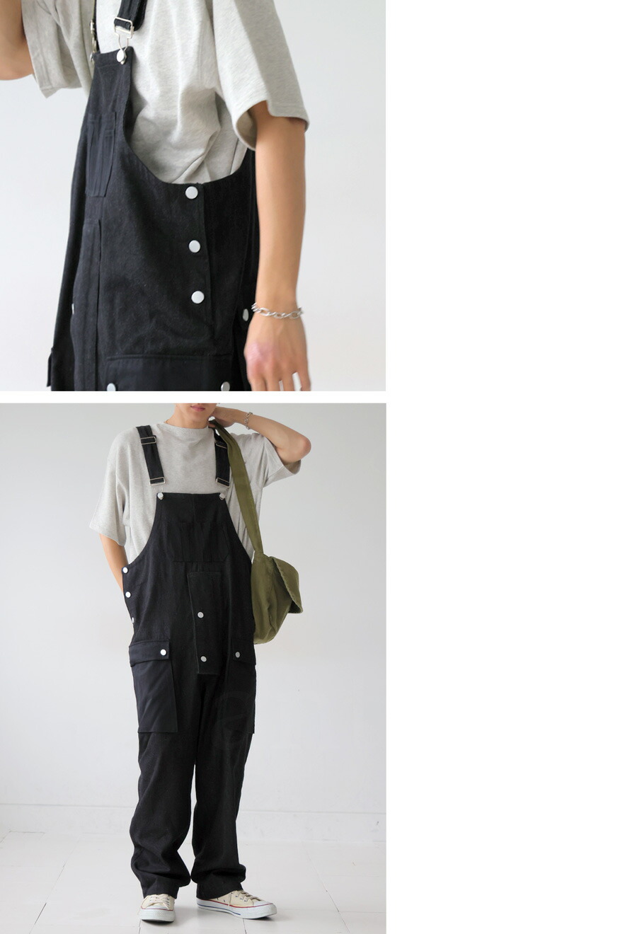 楽天市場】ポケットデザイン オーバーオール メンズ ボトムス 送料無料