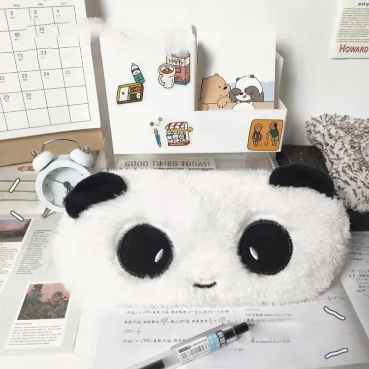 楽天市場】ペンケース ぬいぐるみ パンダ 筆箱 ふでばこ ふで箱