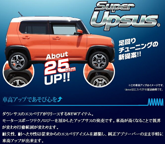 楽天市場】ESPELIR エスペリア Super UPSUS スーパーアップサス ESD