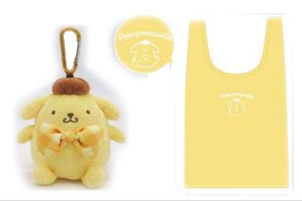 楽天市場】【サンリオキャラクター】ぬいぐるみエコバッグ【ポムポム