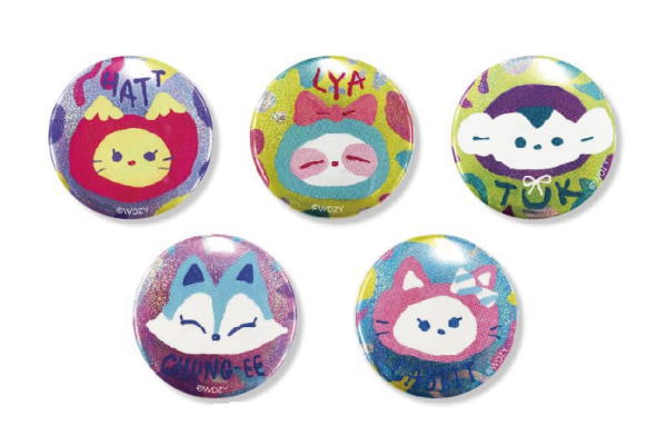 楽天市場】【クジ】【LINE FRIENDS】【WDZY】【ヴィッジ】缶バッジ