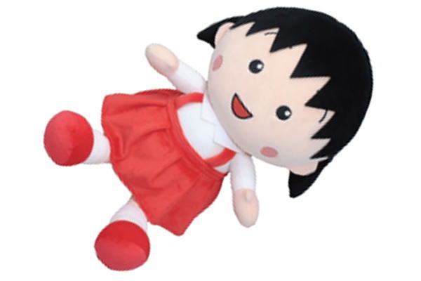 楽天市場】ちびまる子ちゃん フワフワぬいぐるみL まる子 まるちゃん