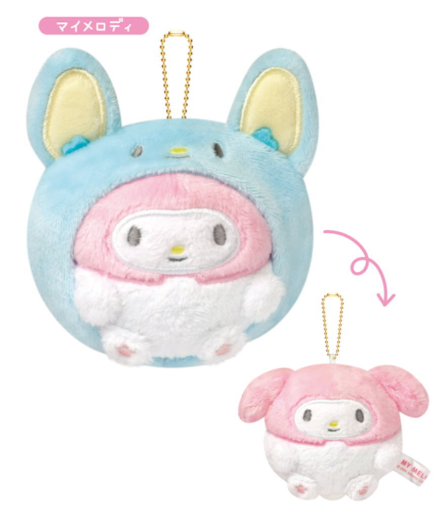 楽天市場】サンリオキャラクターズ かくれぬいキーホルダーマイ