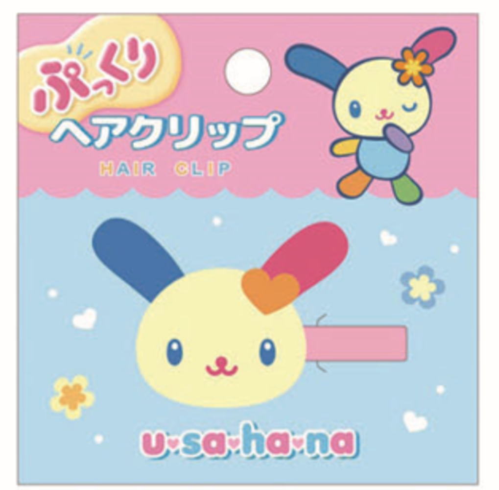 楽天市場】サンリオキャラクターズ ぷっくりヘアクリップウサハナ ピン