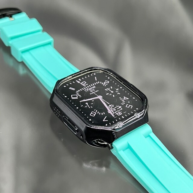 楽天市場】アップルウォッチ TPUケース ティファニーブルー ホール