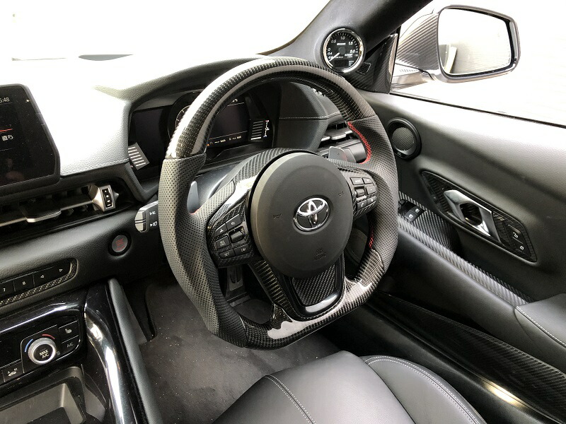 MOMO SUPRA 印字あり 車用 ハンドル ステアリング トヨタ スープラ