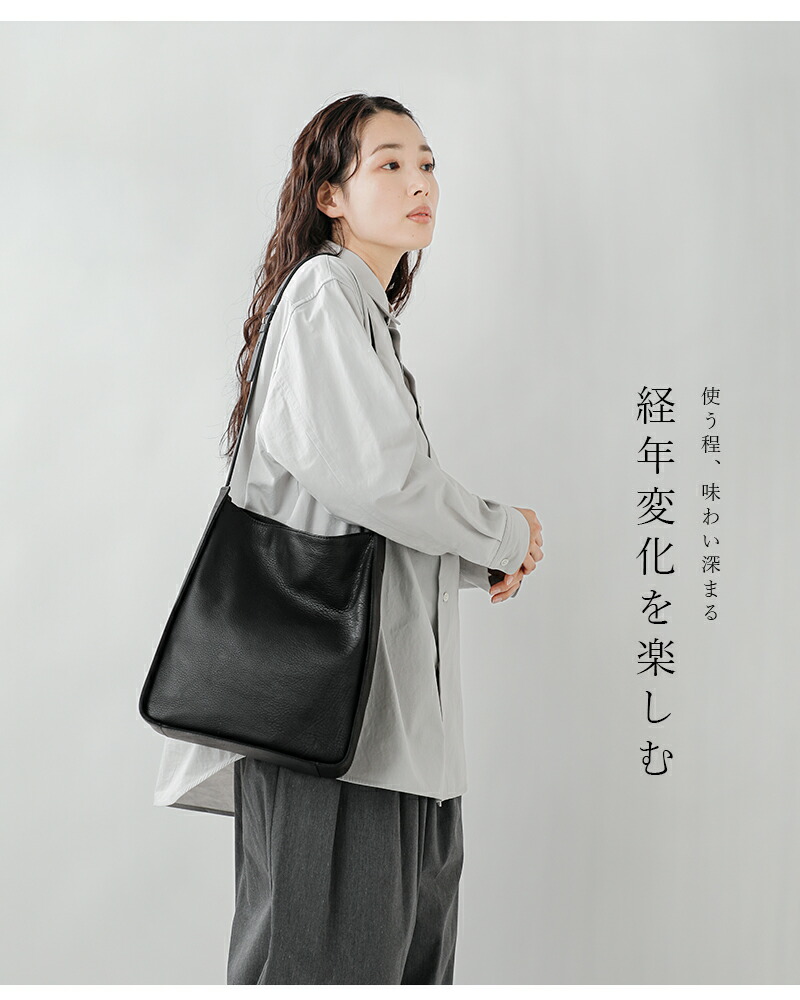 楽天市場】POMTATA ポンタタ カウレザー スクエア トート バッグ “OWEN