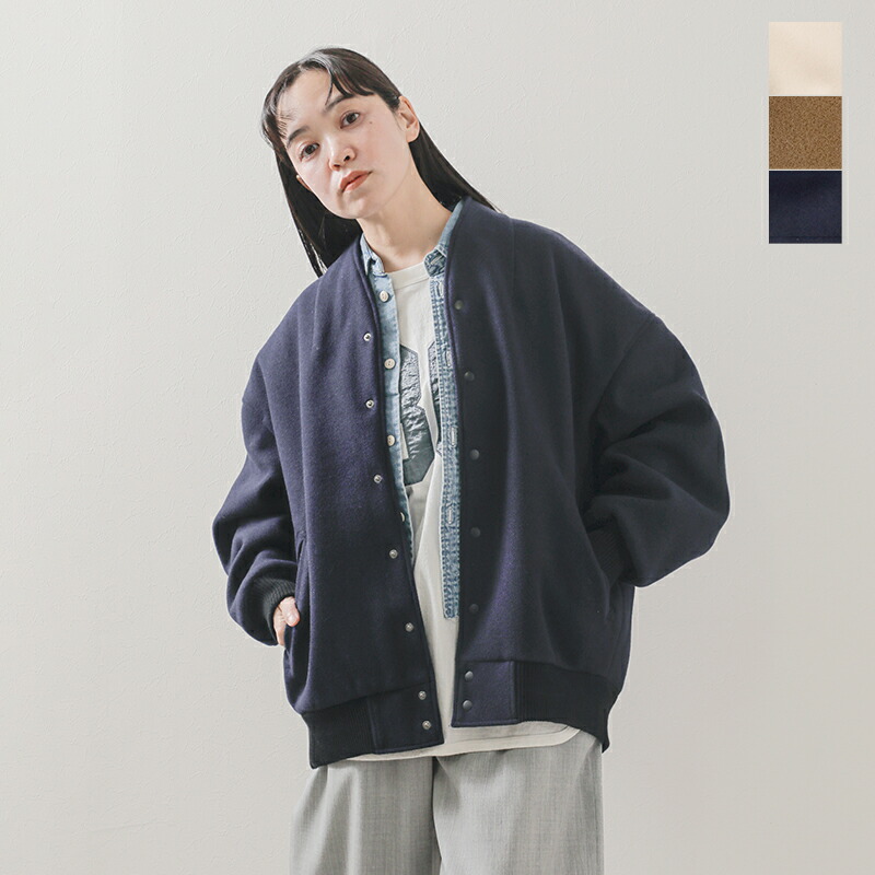 楽天市場】kha:ki カーキ カラーレス バーシティ ジャケット