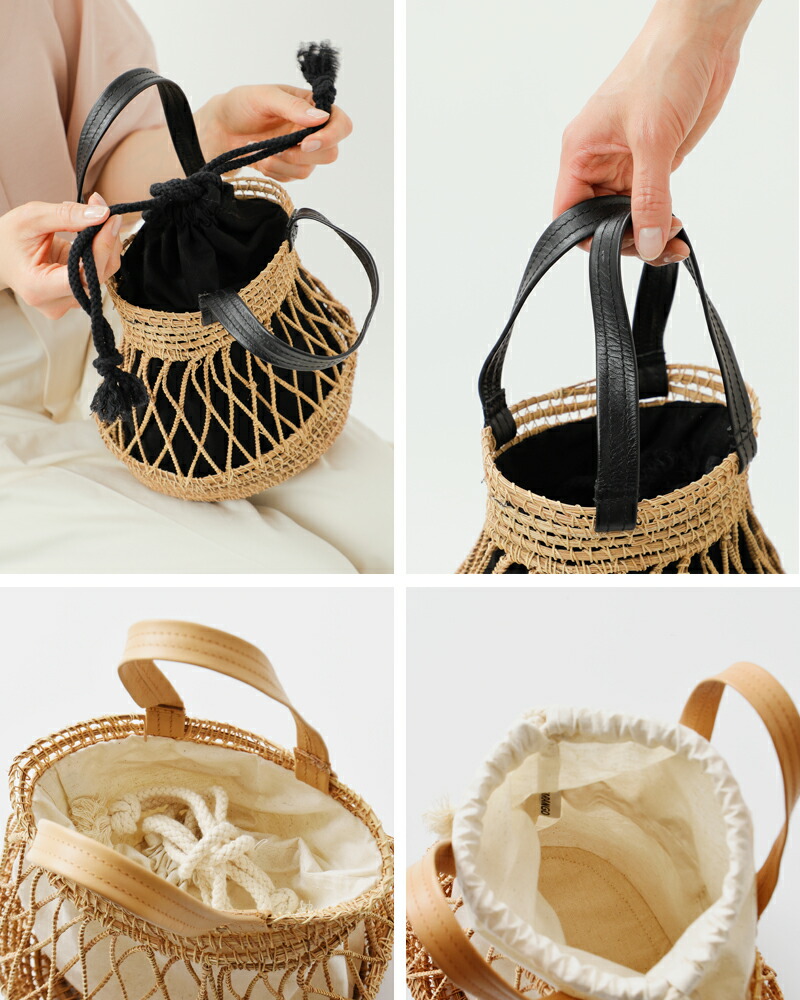 楽天市場】TARANGO タランゴ ソフトハンドル パーム カゴバッグ pb-67