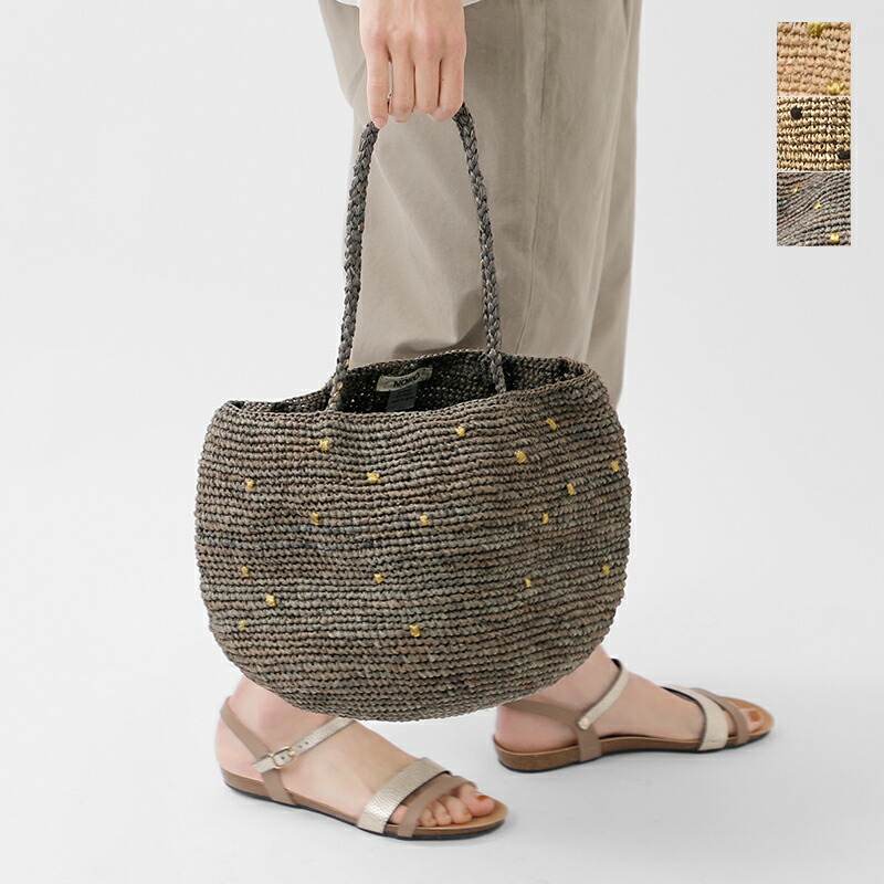 楽天市場】NORO ノロ カゴバッグ “PLUMETIS POIS M” madrague10