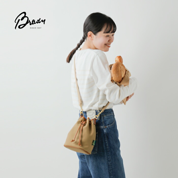 楽天市場】Brady ブレディ ツイル 2way 巾着型 ショルダー バッグ “ELY