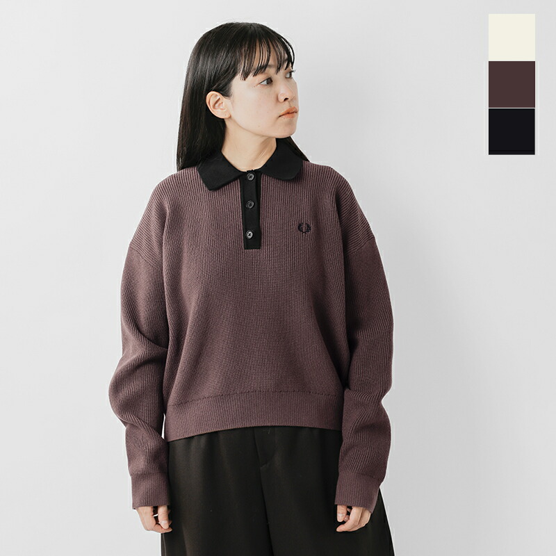楽天市場】FRED PERRY フレッド ペリー ローゲージ ニット ポロ シャツ