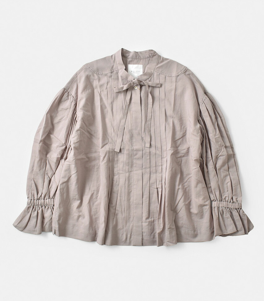 楽天市場】MAGALI マガリ コットン シルク リボンタイ ブラウス bl259