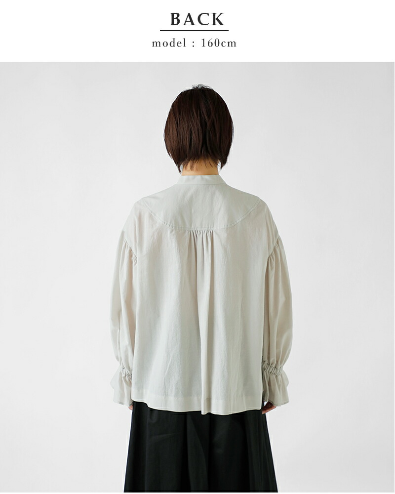 楽天市場】MAGALI マガリ コットン シルク リボンタイ ブラウス bl259