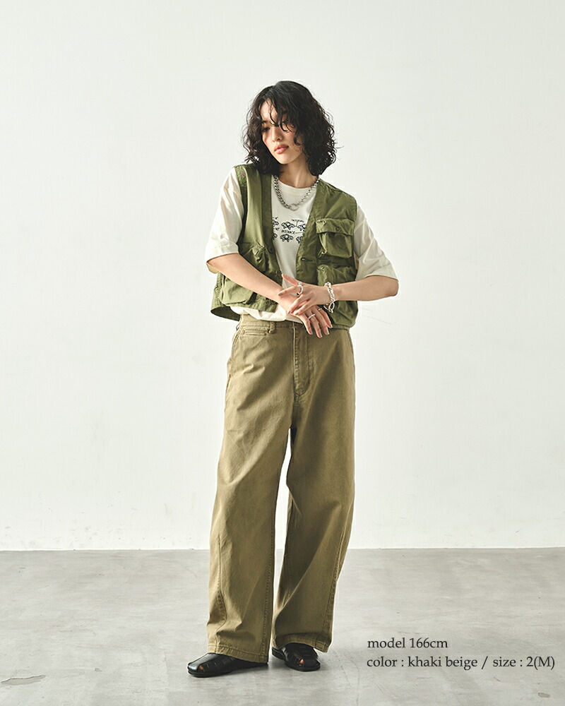 楽天市場】kha:ki カーキ コットン ウォッシュド チノ ワイド