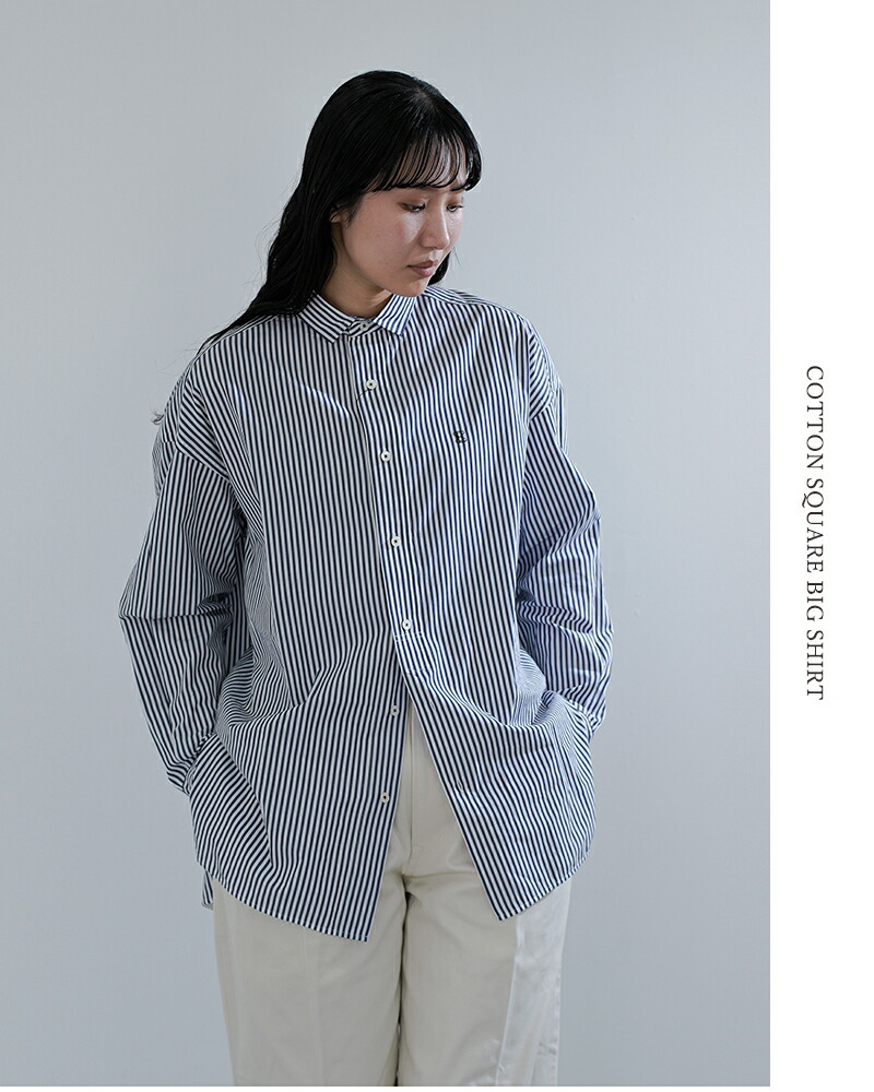 楽天市場】TICCA ティッカ コットン スクエア ビッグ シャツ uni tbfs